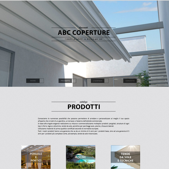 creazione sito internet per ABC Coperture